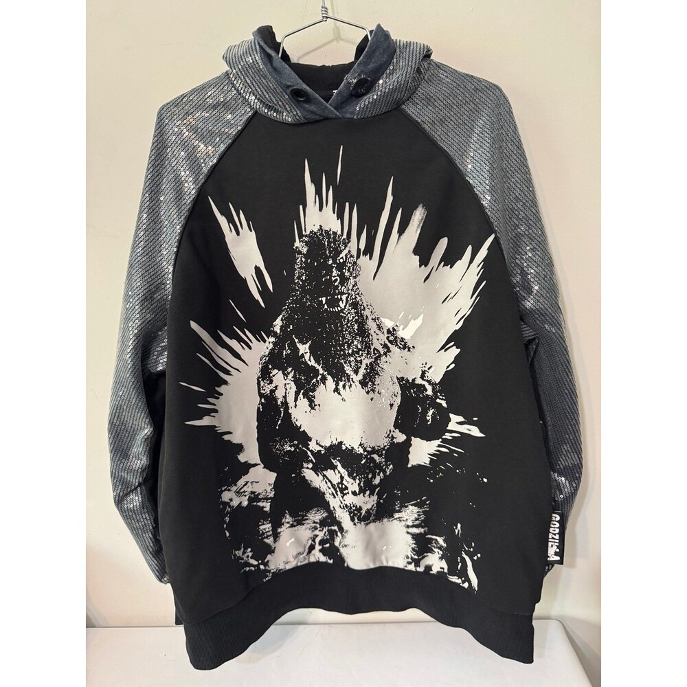 PEACEBIRD x GODZILLA SS19 CAMPAIGN COLLABORATION HOODIE x large RARE FIND